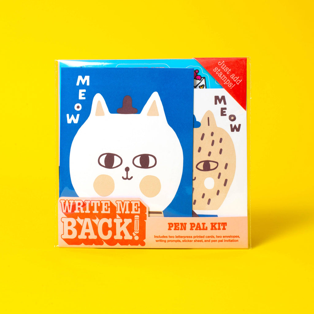 Write Me Back Pen Pal Kit, Cats Meow – Brave Floral
