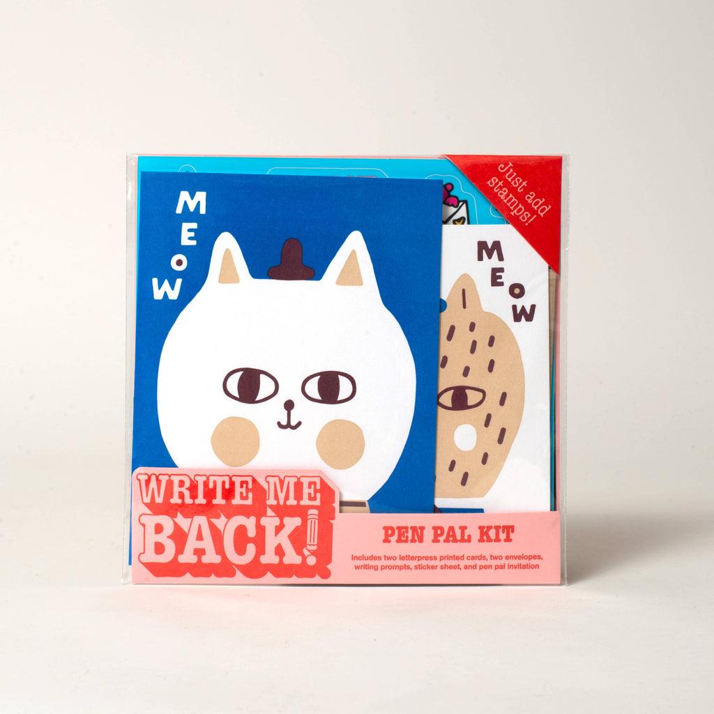 Write Me Back Pen Pal Kit, Cats Meow – Brave Floral