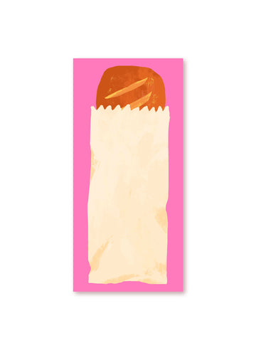 Bread List Notepad – Brave Floral