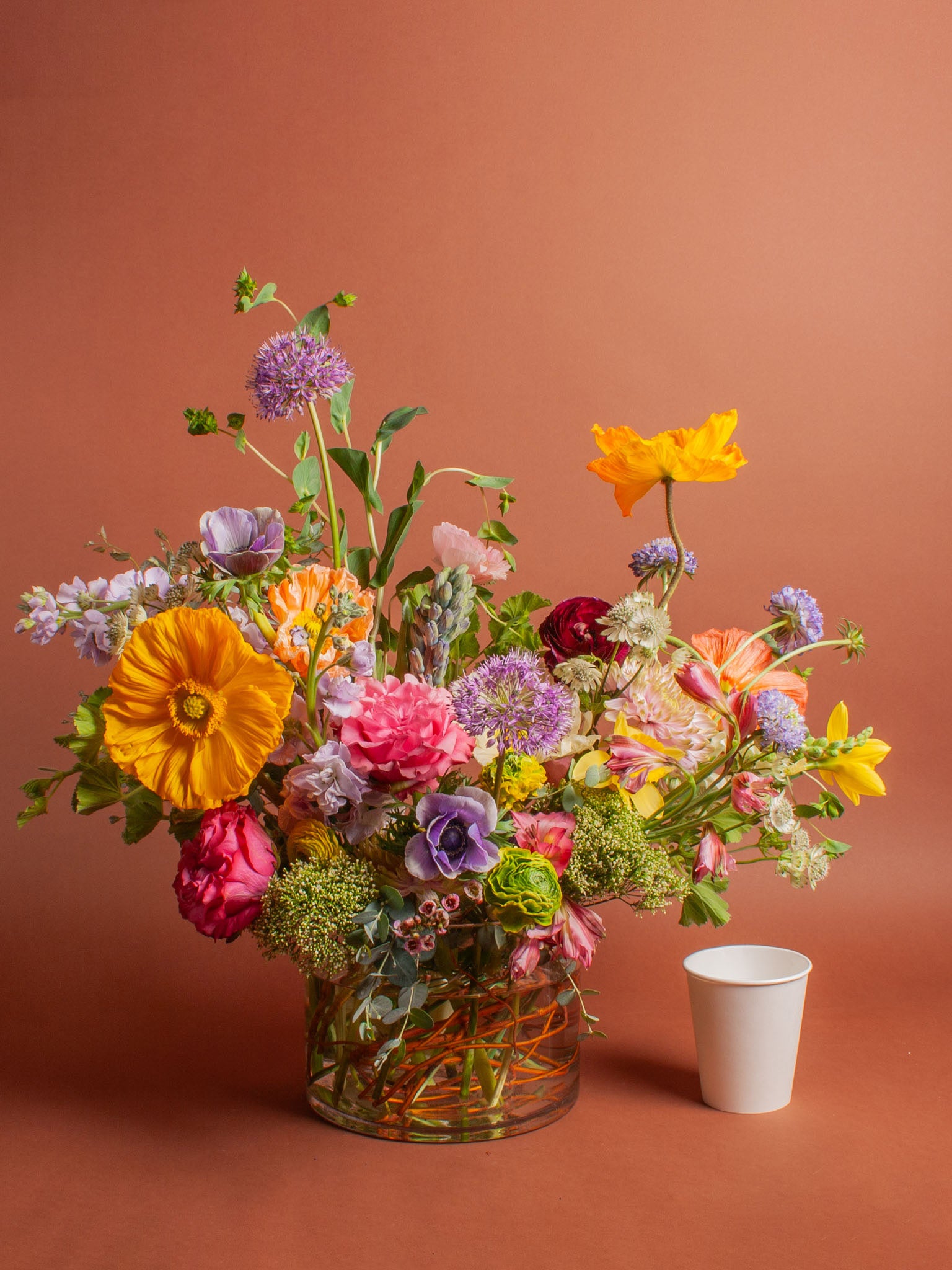 Bountiful Seasonal Arrangement (Very Large) – Brave Floral