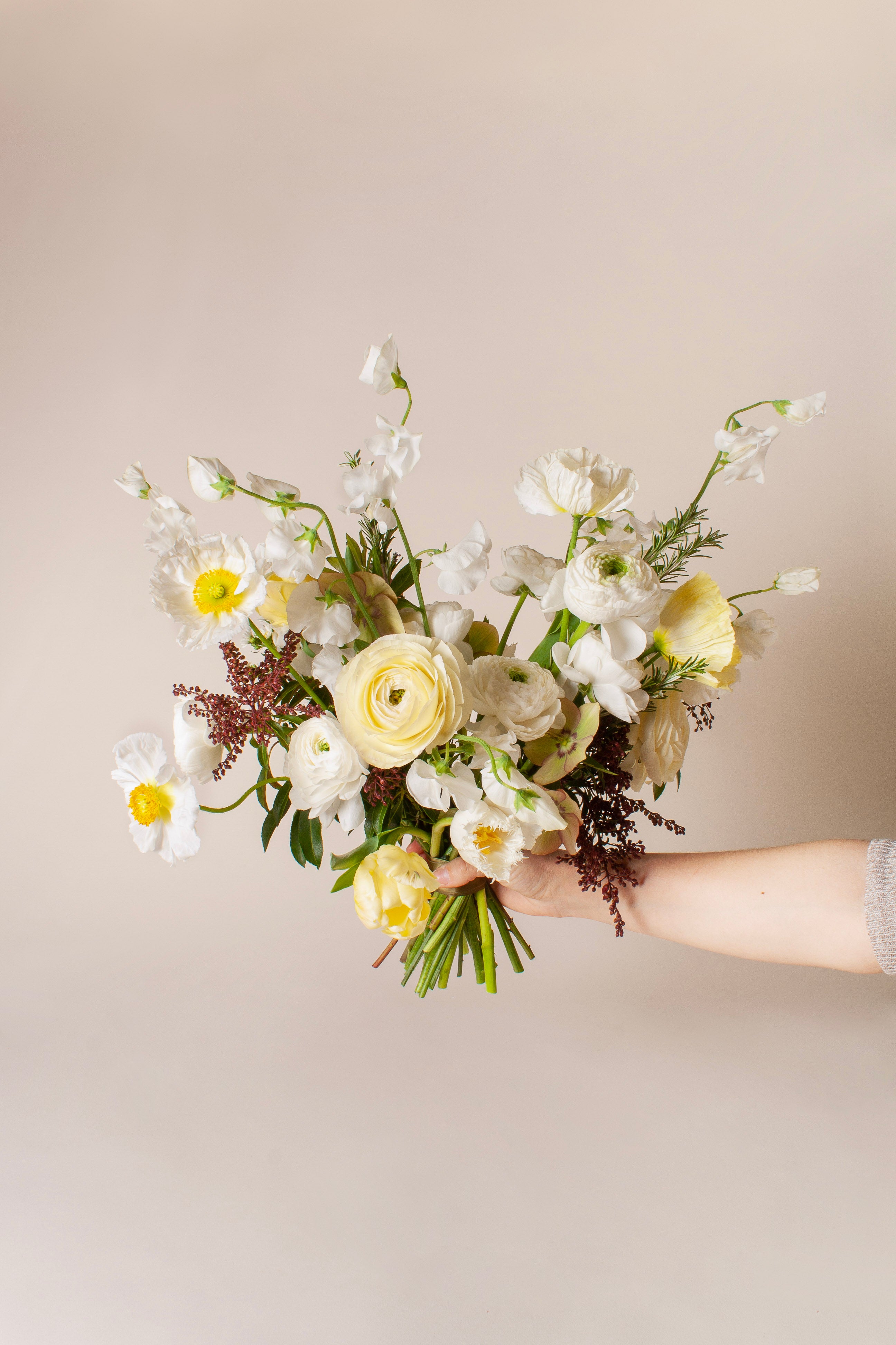 Large Wildflower Flower Garland, Wedding Flower Swag, Luxe